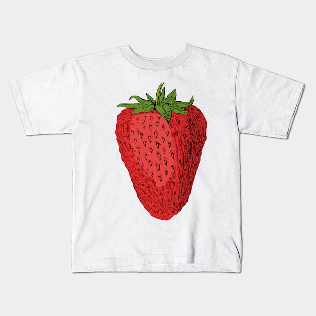 Strawberry Kids T-Shirt by Historia